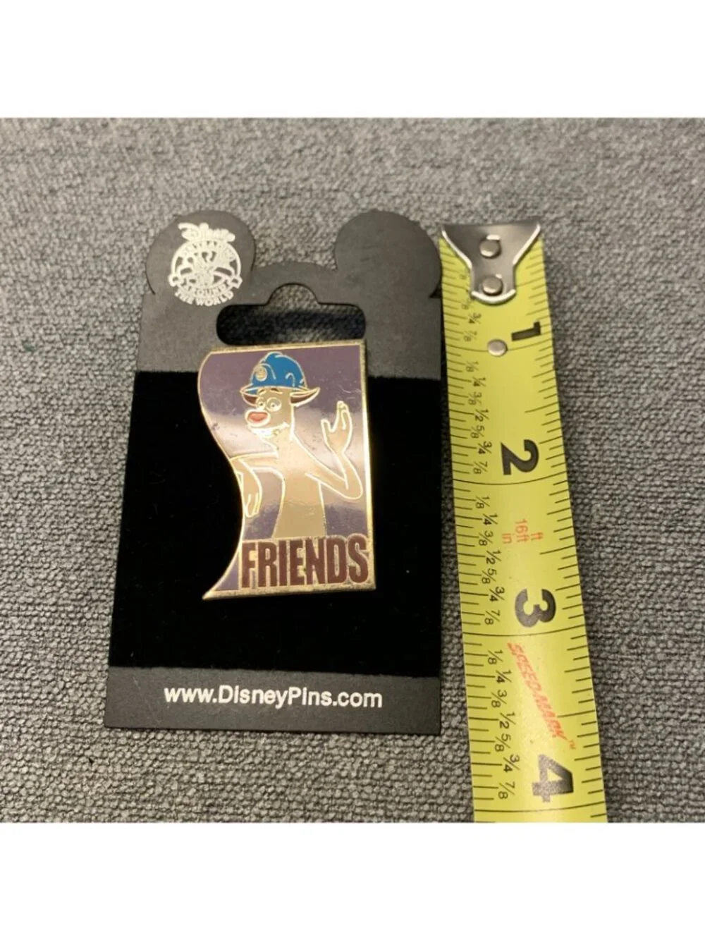 Rare New Disney Best Friends Monsters Inc Custodians Friends Pin KG Pixar